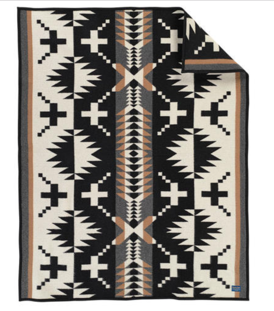 Pendleton - Spider Rock Throw Blanket - Black/White 54in x 64in